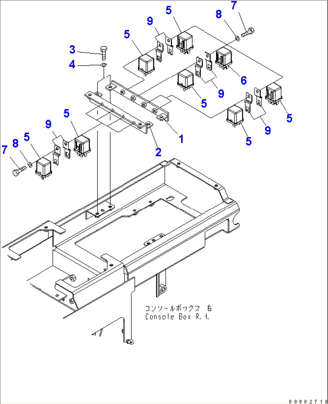 FLOOR (ELECTRICAL) (RELAY) (FOR CANOPY)