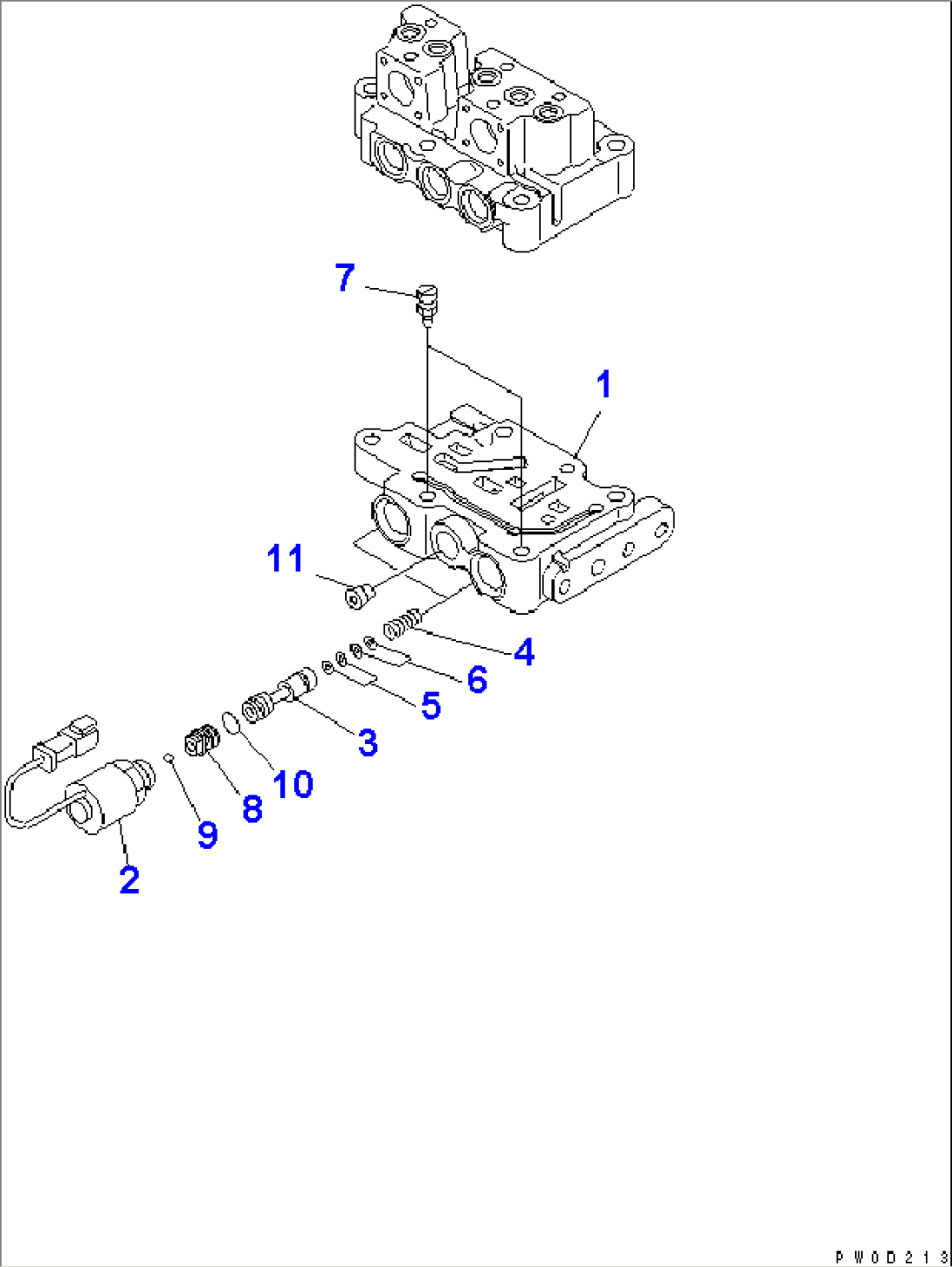 TRANSMISSION VALVE (3/4)¤ LOWER VALVE