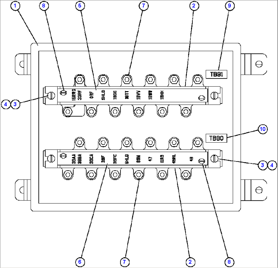 JUNCTION BOX ASSEMBLY - R.H. (EK5824)