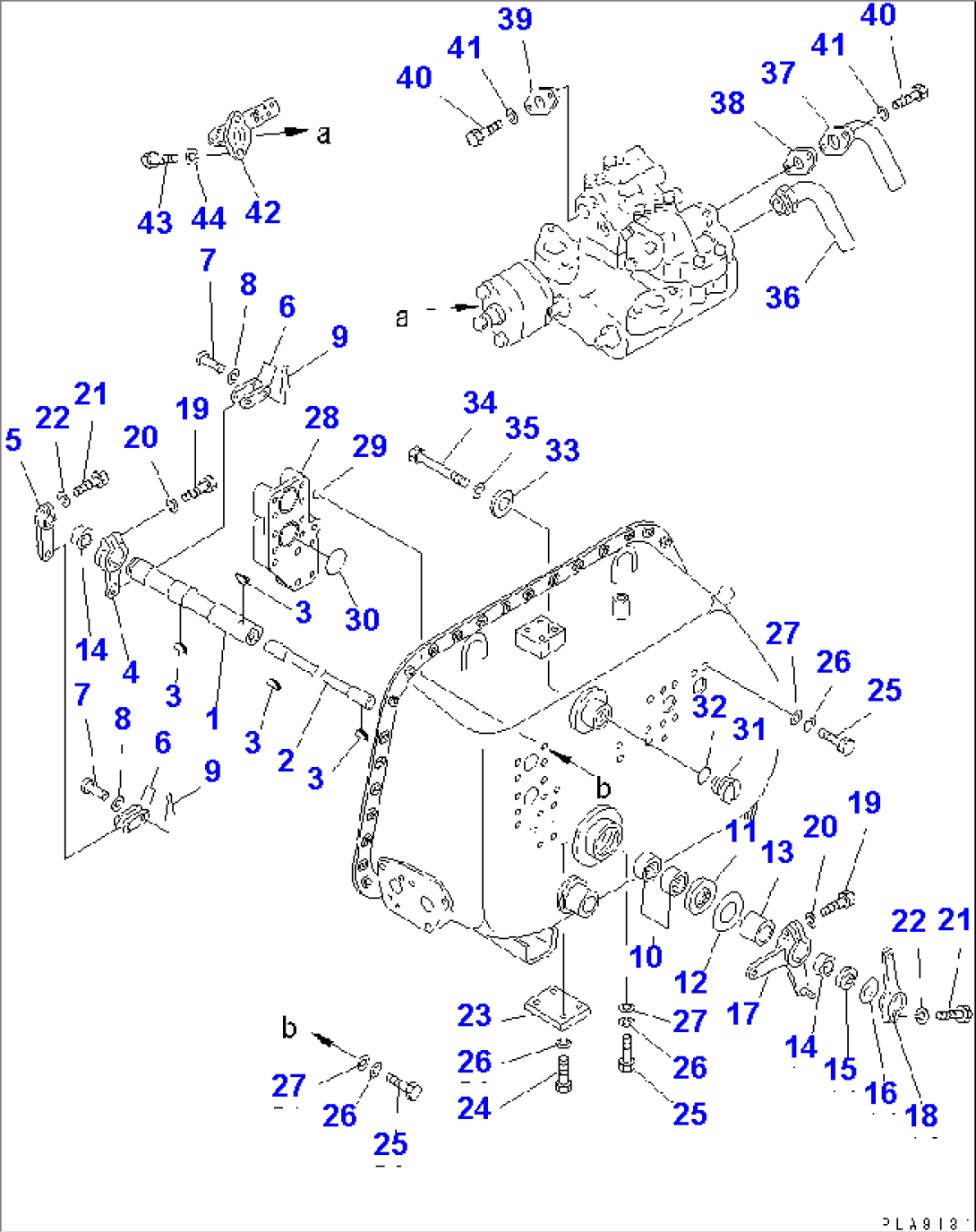 HYDRAULIC TANK (FOR RIPPER AVAILABLE MACHINE) (2/4)