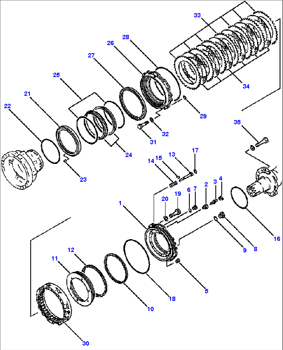 FRONT AND REAR AXLES WHEEL BRAKE