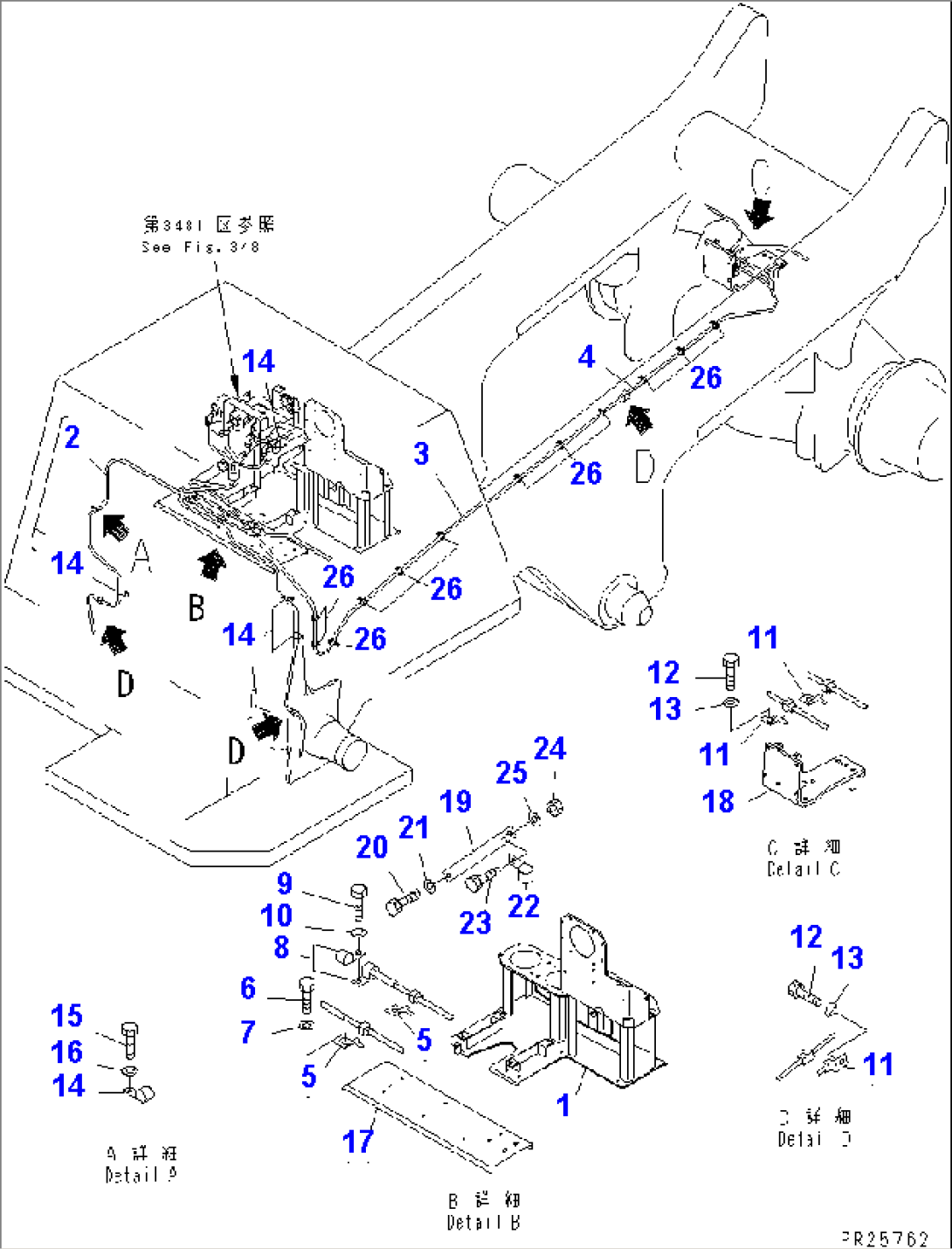 ABS AND ASR ELECTRICAL WIRING(#5485-)