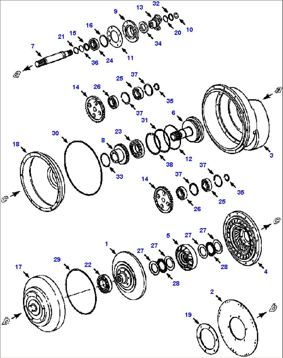 TORQUE CONVERTER - ONE PIECE HOUSING COMPLETE ASSEMBLY