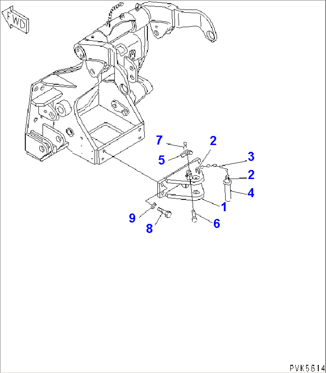 DRAWBAR (FOR 3-POINT HITCH)