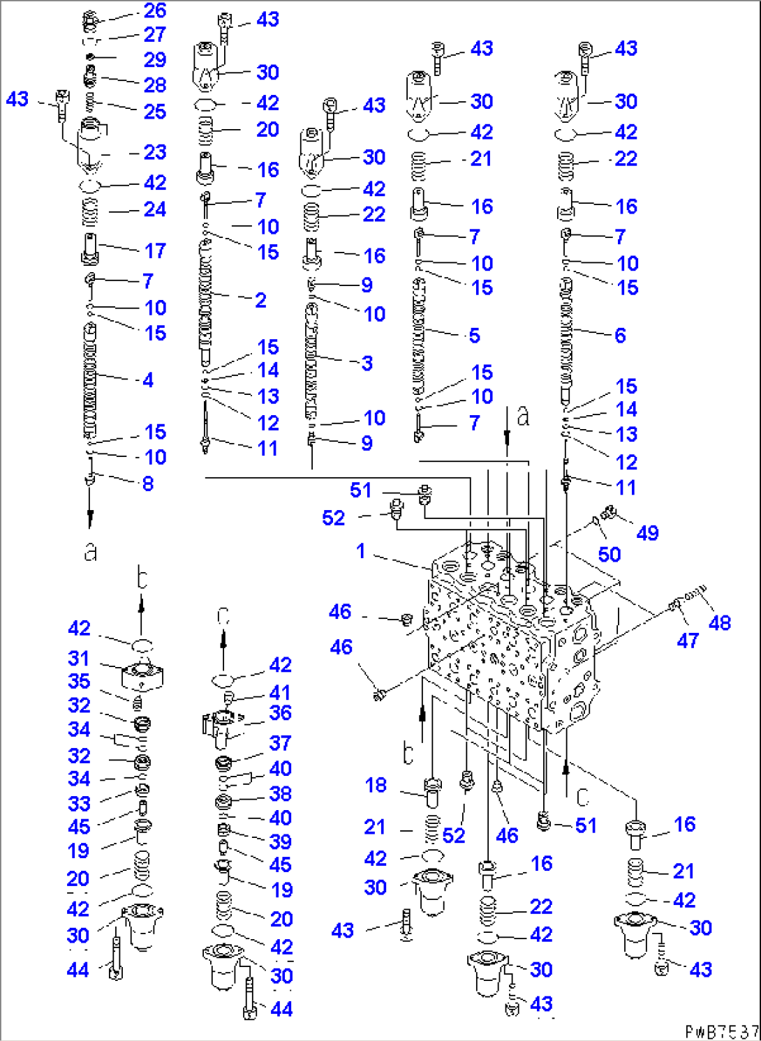 MAIN VALVE (1-ACTUATOR) (1/14)