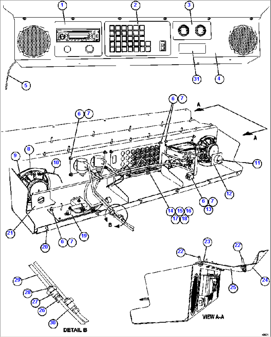 OVERHEAD DASH MODULE
