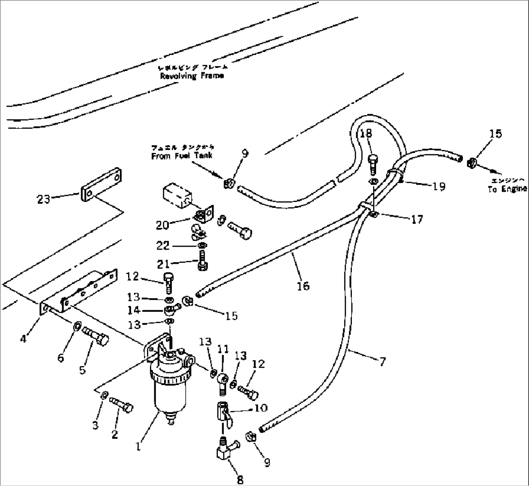 WATER SEPARATOR AND PIPING