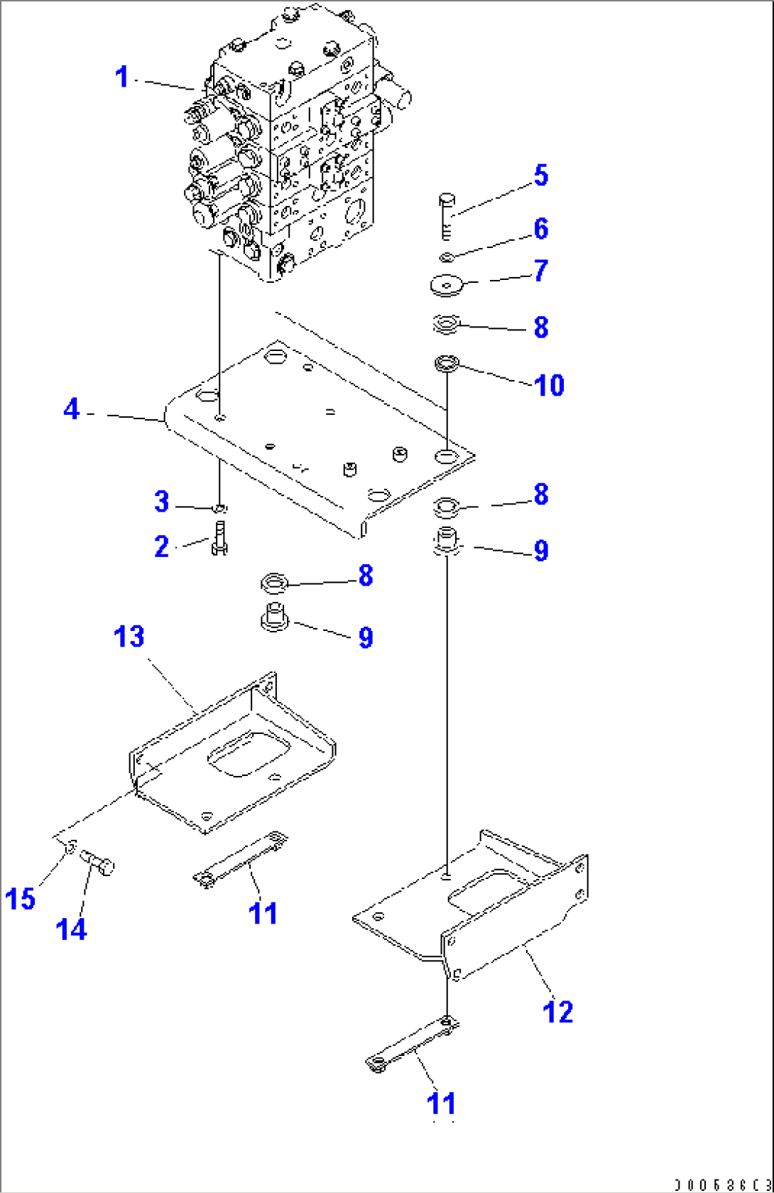 MAIN VALVE (3-SPOOL)