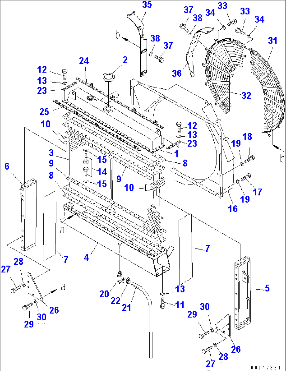 RADIATOR (SMALL UNIT GUARD) (FOR REGULATION OF MSHA)