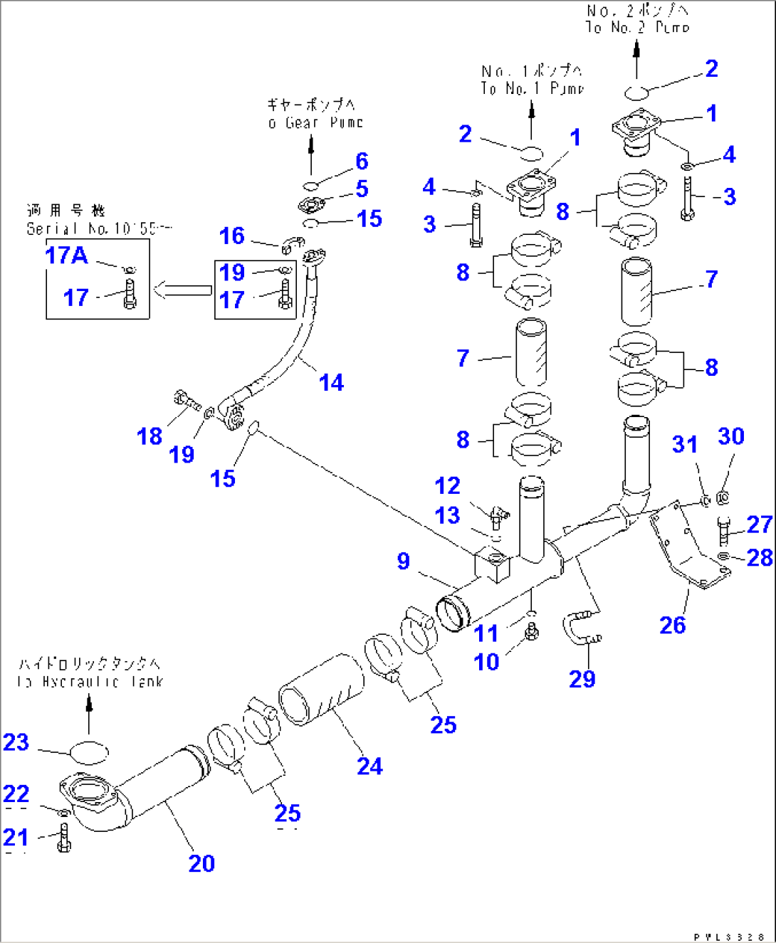 SUCTION LINES (BY-PASS)(#10001-10999)