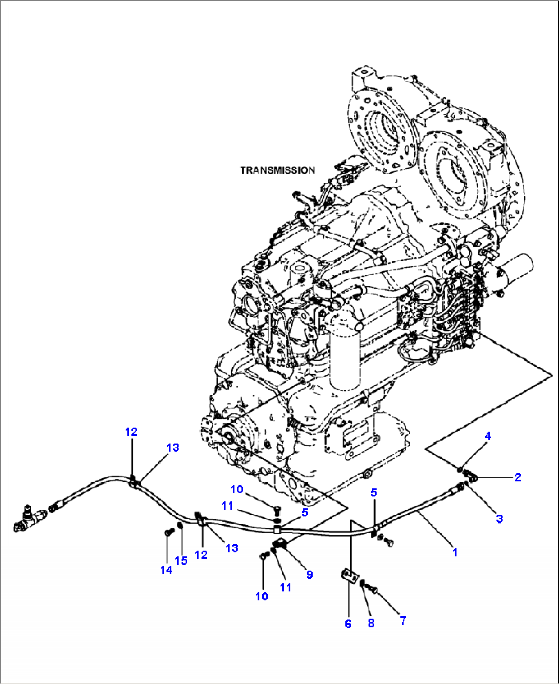 F4300-06A0 TORQUE CONVERTER AND TRANSMISSION PARKING LINE