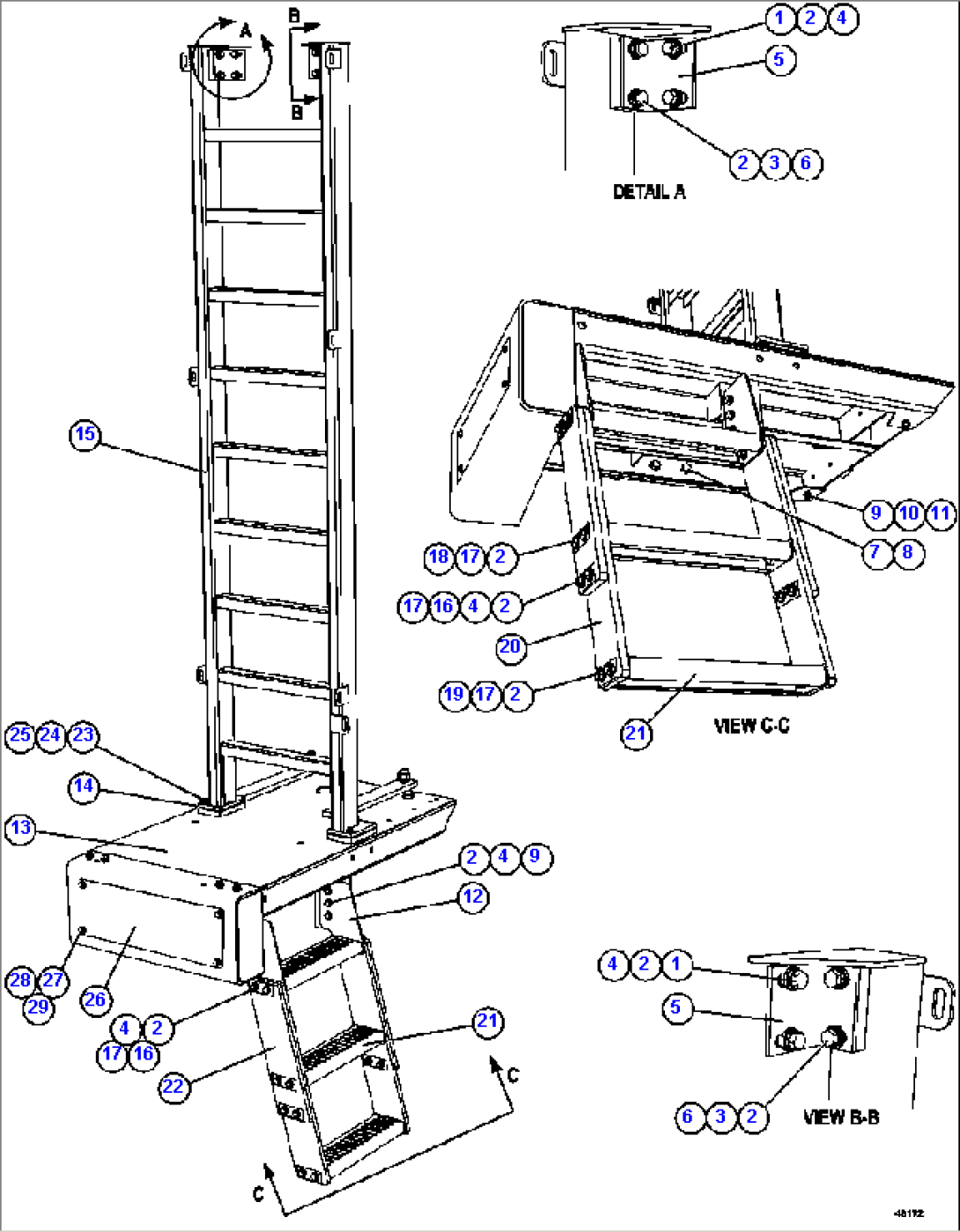 LH LADDER & PLATFORM