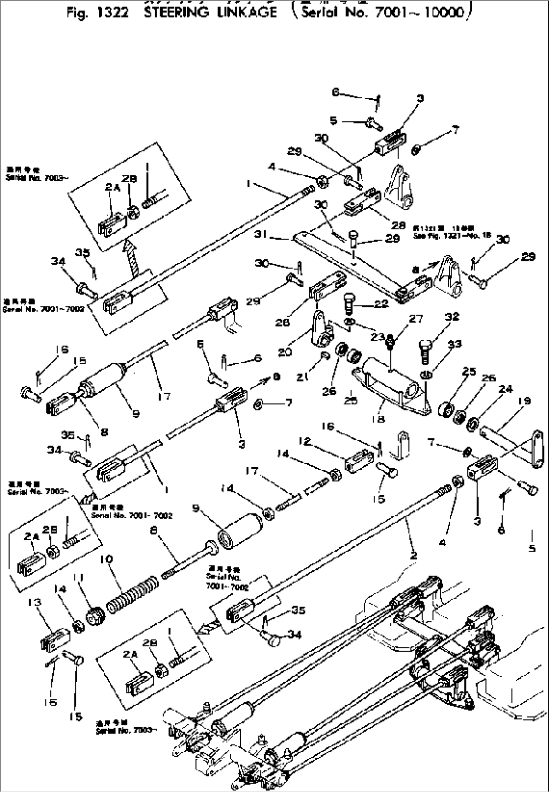 STEERING LINKAGE(#7001-10000)