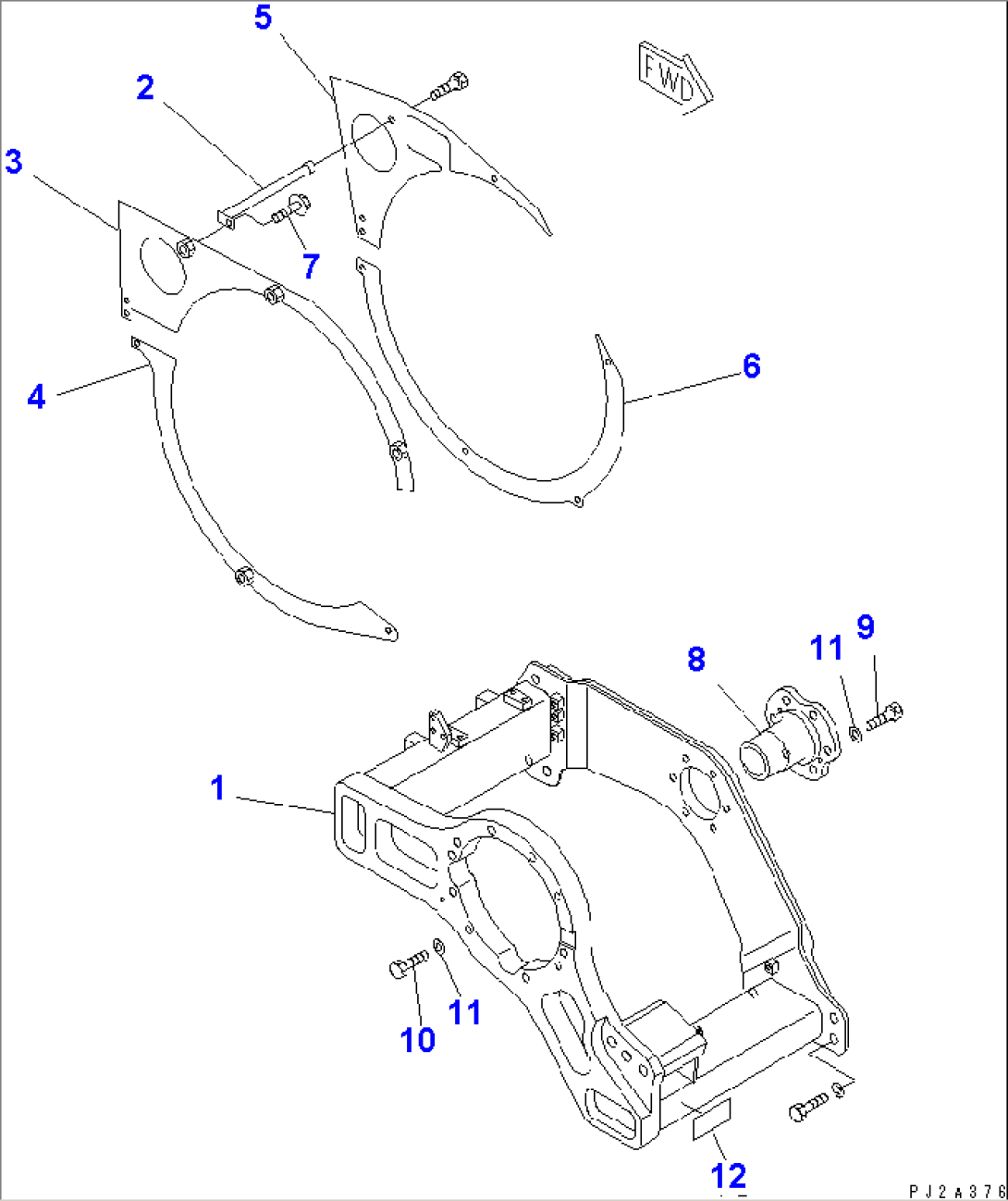 SUB WINCH (SUPPORT)(#53201-)