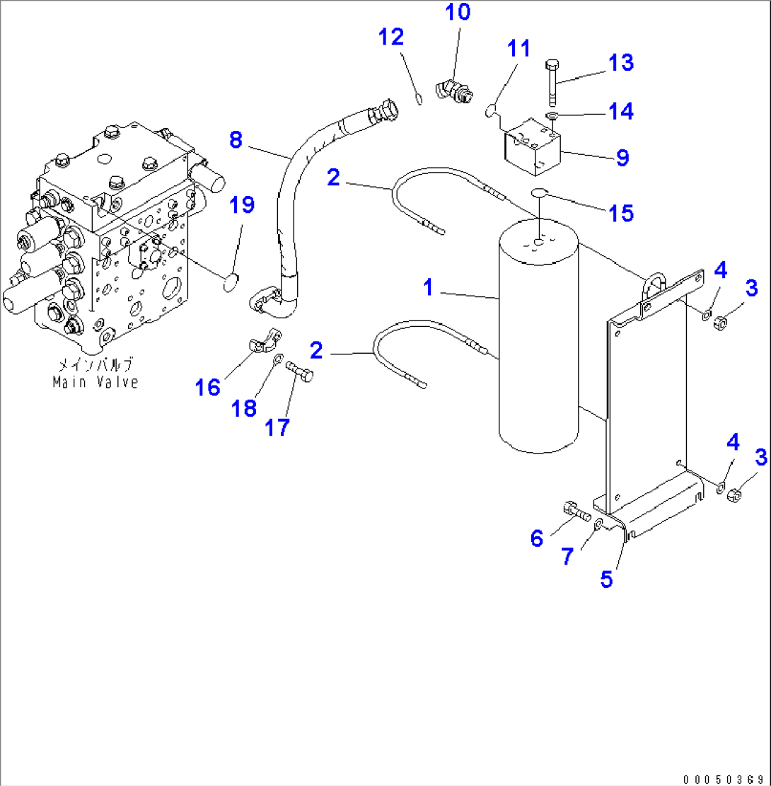 HYDRAULIC PIPING (ECSS LINE)