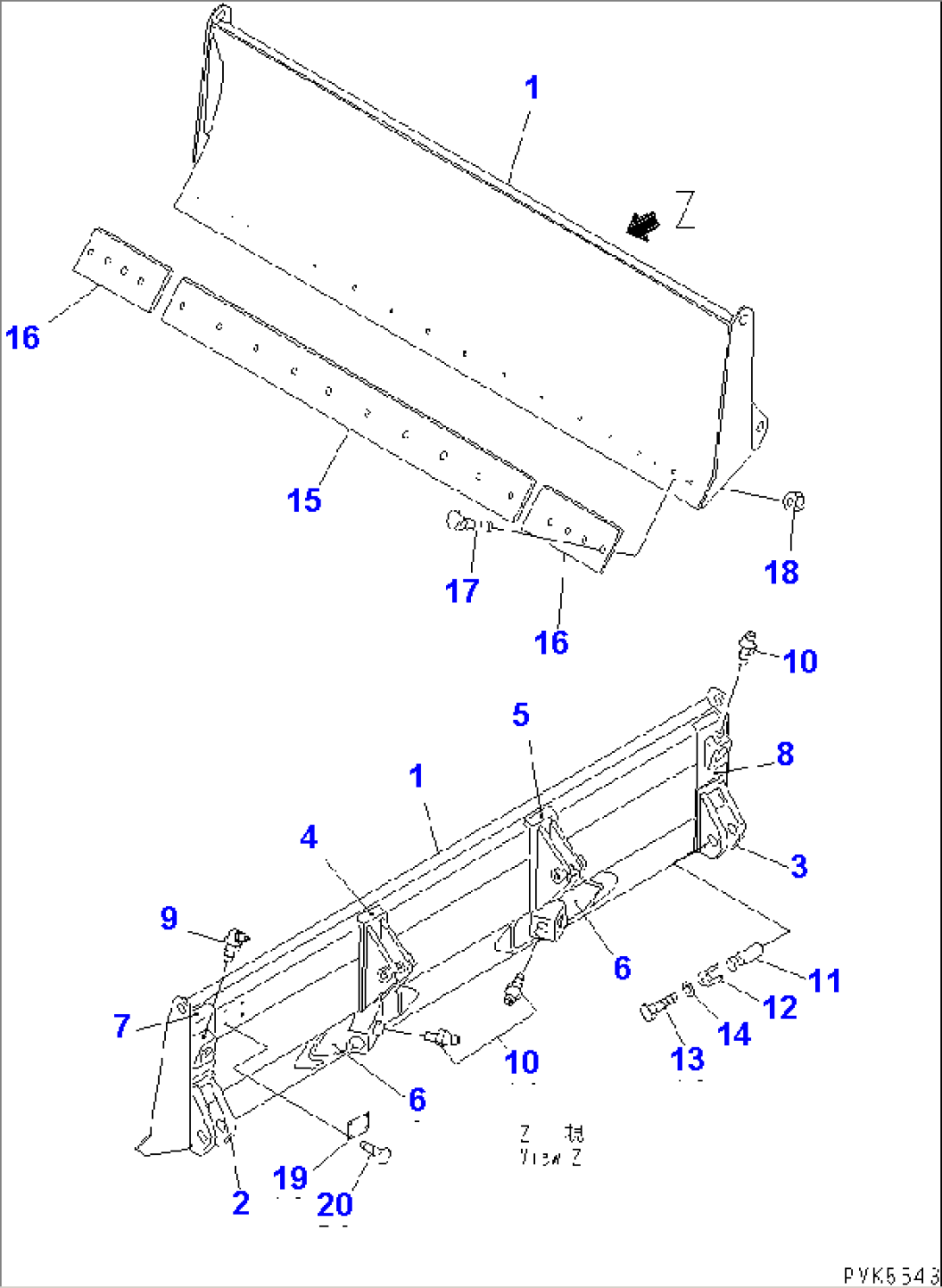 BLADE (FOR OUT SIDE FRAME)(#62454-62609)