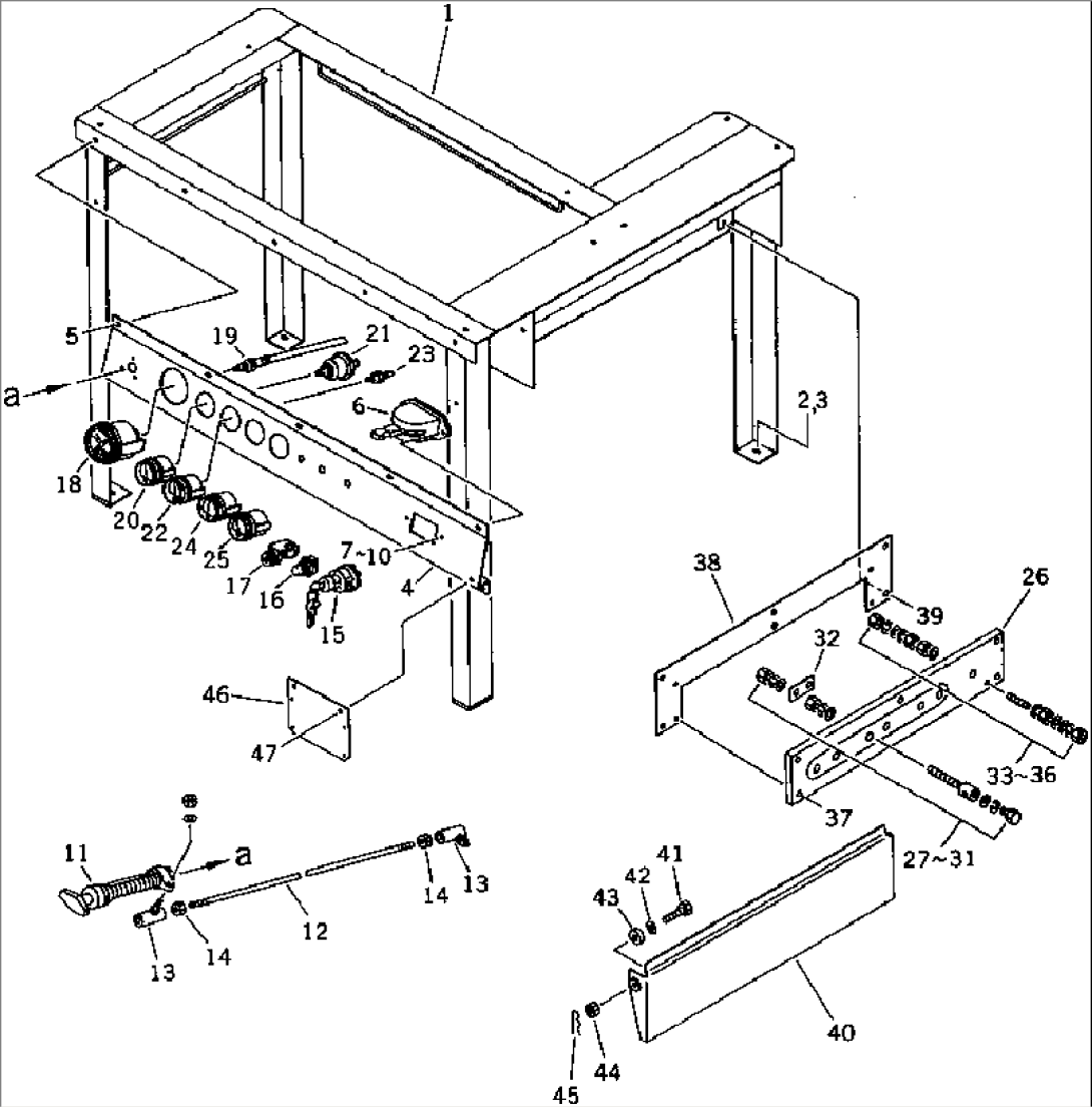 ENGINE OPERATING PANEL ASS