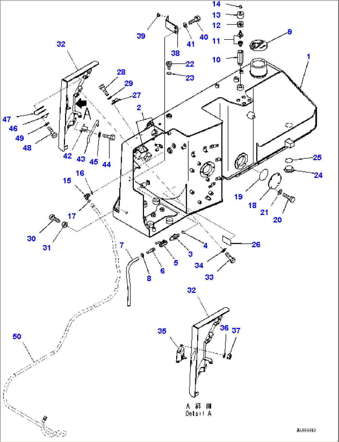 Fuel Tank, Tank and Breather (#30001-)