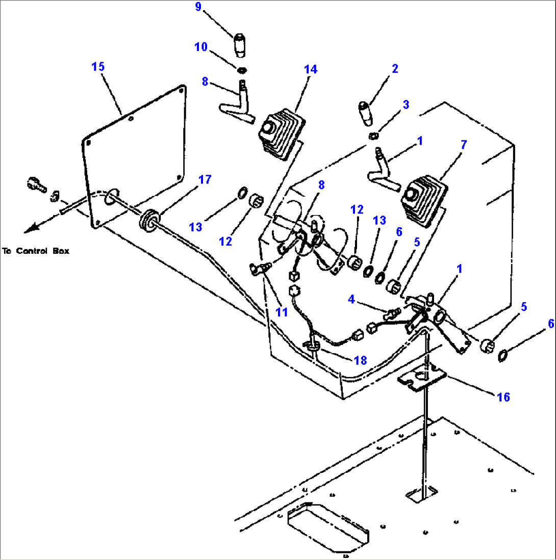 LOAD METER CONSOLE BOX, R.H.