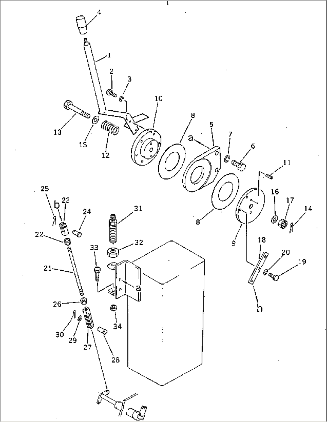 THROTTLE LEVER LINKAGE