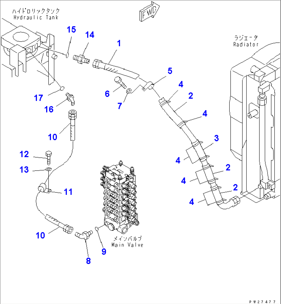 OIL COOLER PIPING