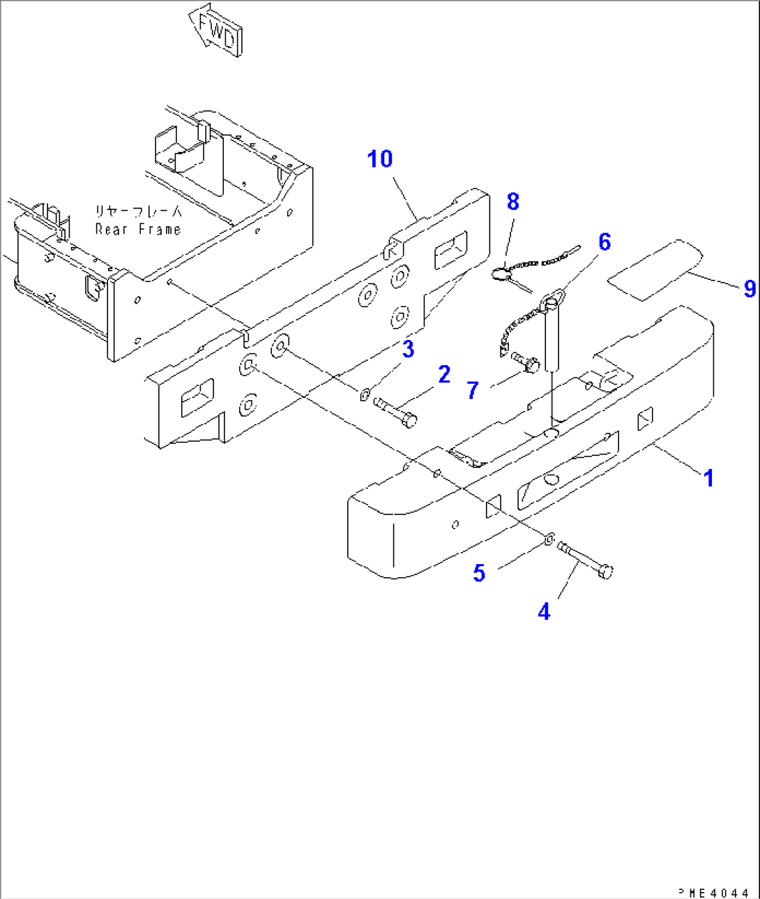 COUNTER WEIGHT (WITH ADDITIONAL WEIGHT) (FOR EC)