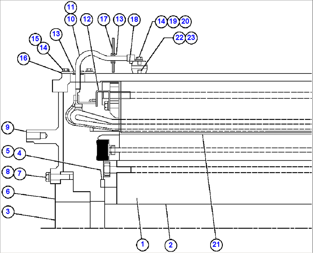 ALTERNATOR - ENGINE MOUNT END