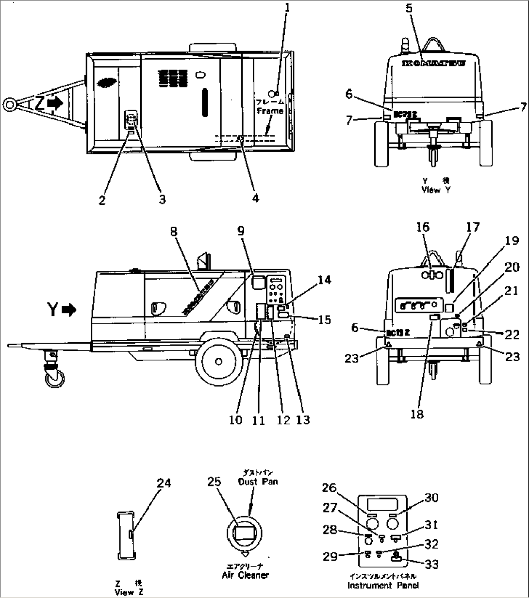 MARKS AND PLATES (FOR JAPAN)