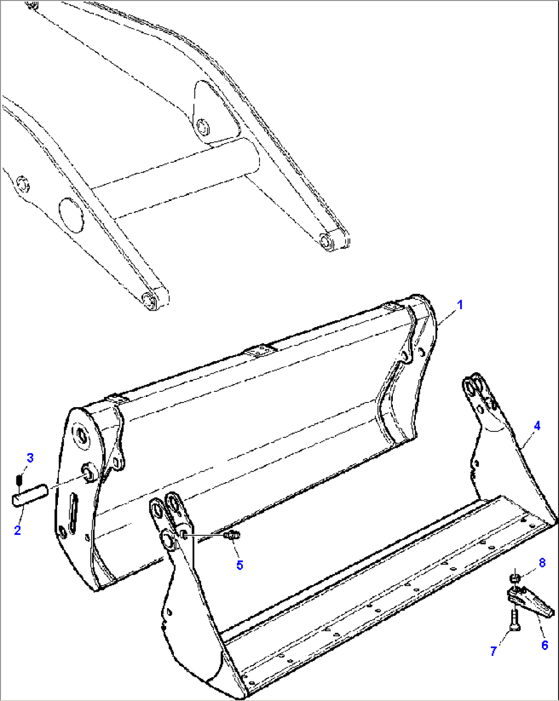 FIG. T7025-01A0 BUCKET - 4 IN 1