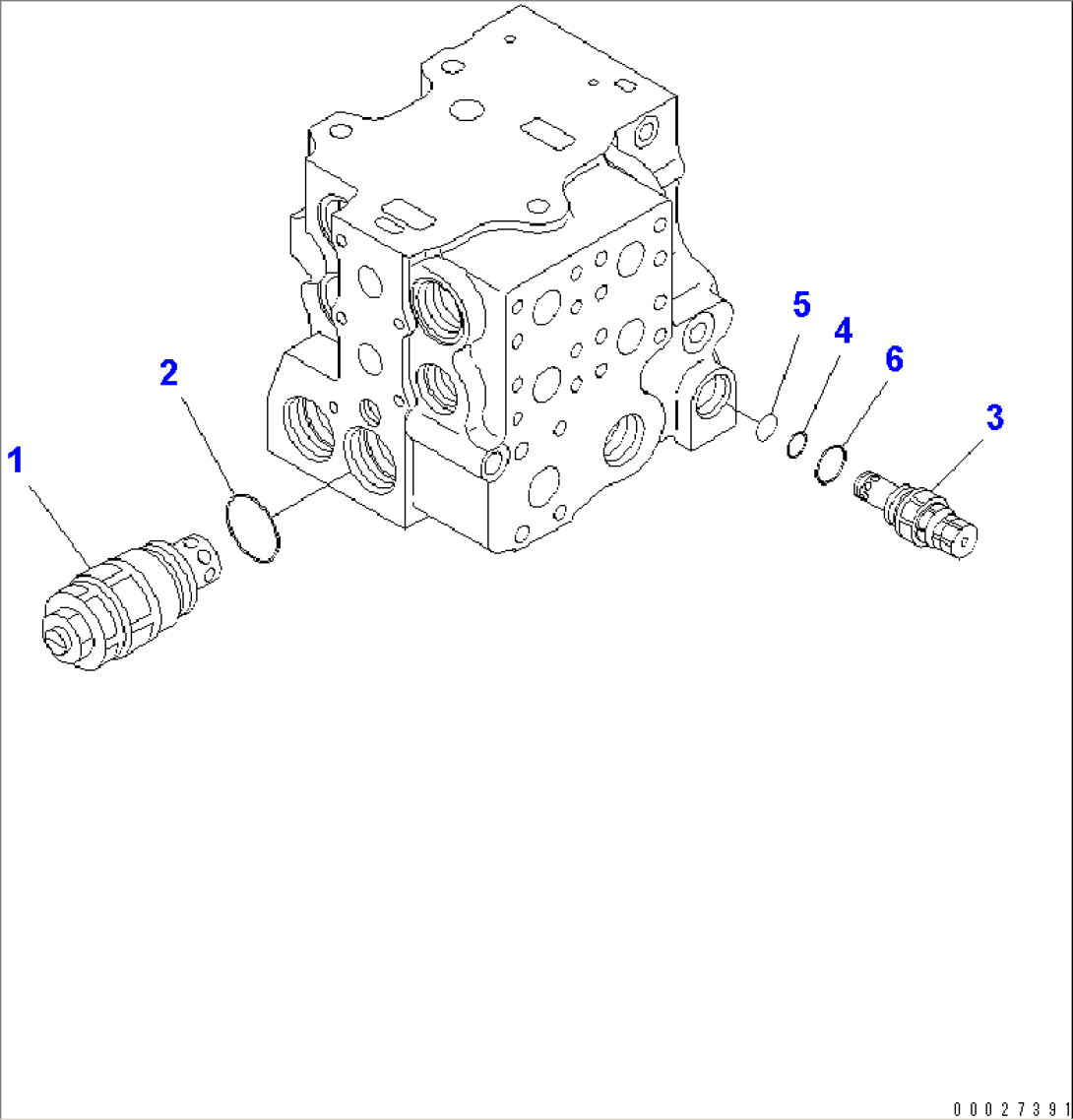 CONTROL VALVE (4-SPOOL) (5/10)