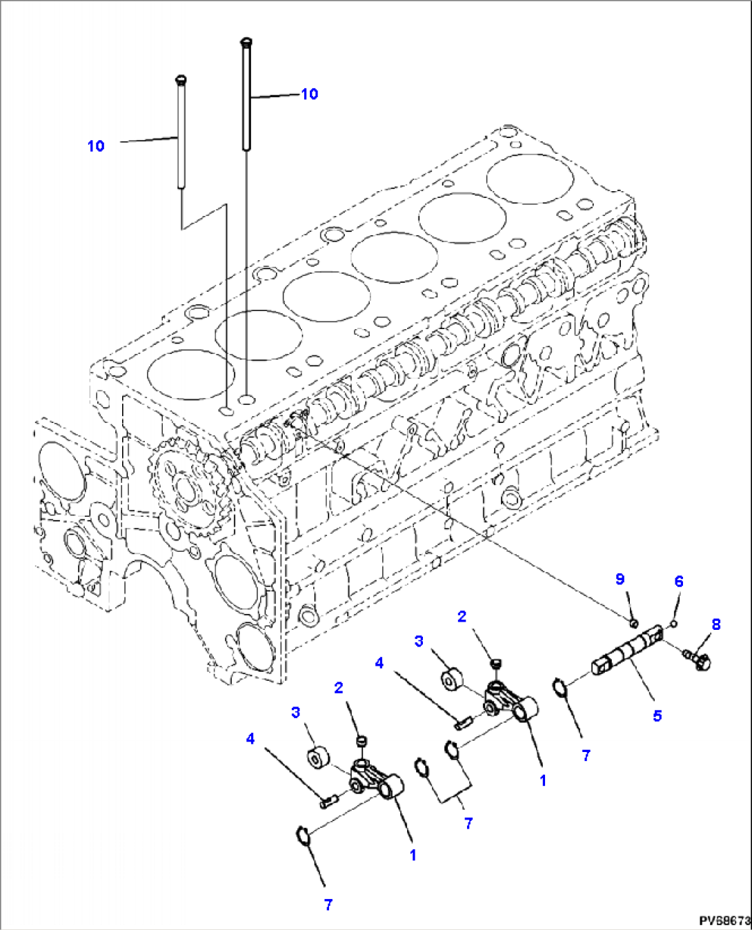A1109-A2A4 ROCKER LEVER