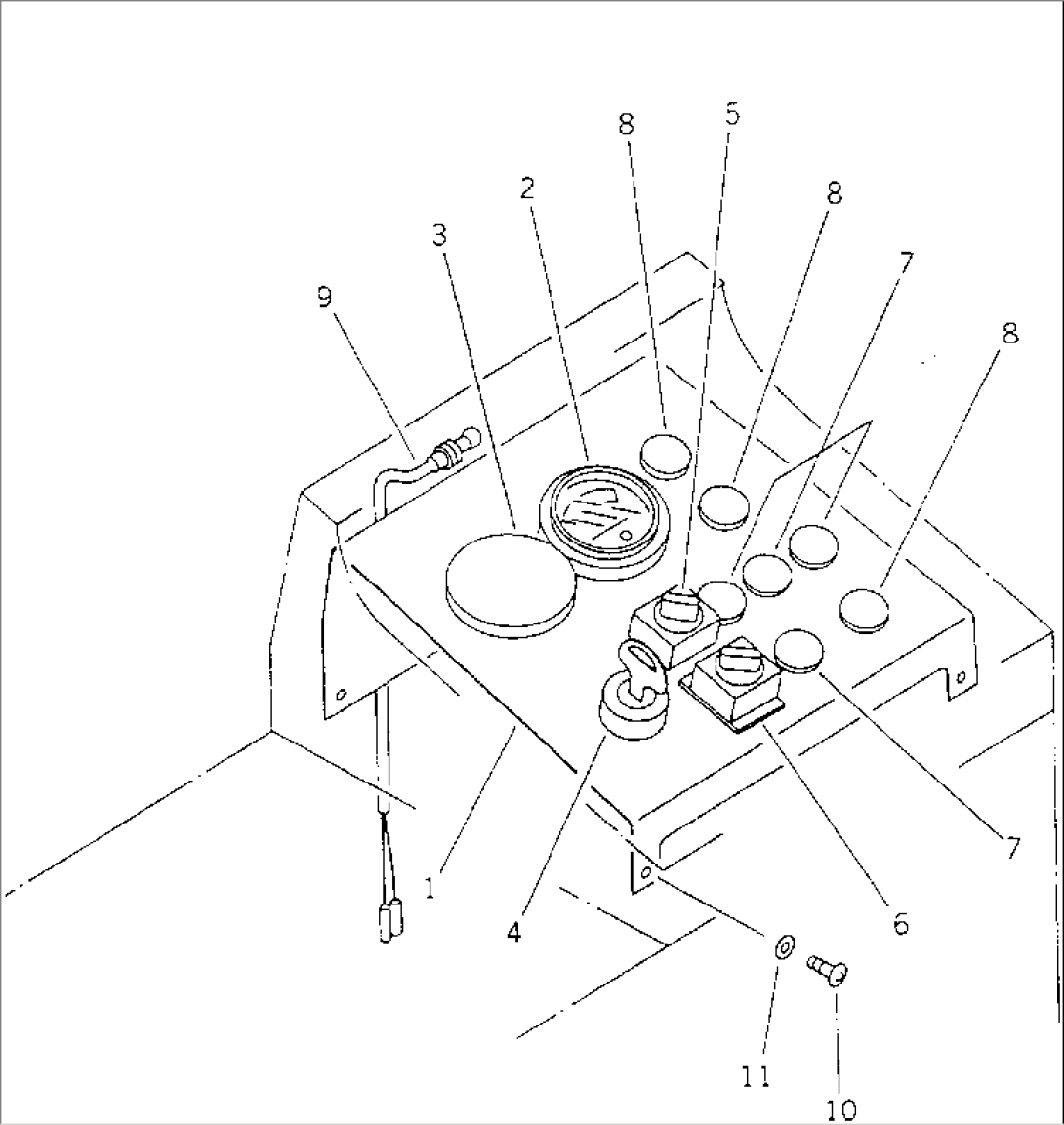 INSTRUMENT PANEL (WITH SPEEDOMETER)