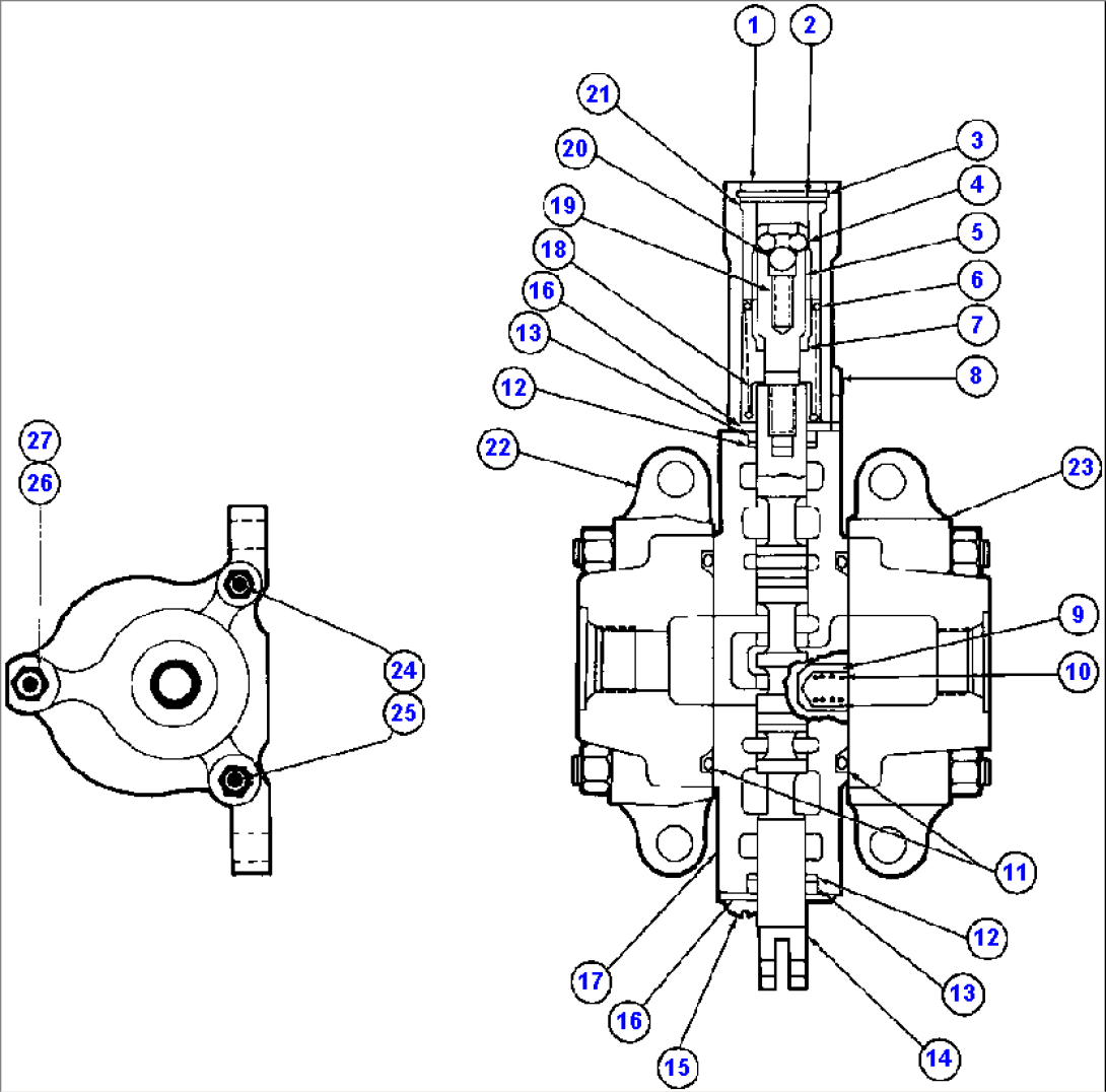 HOIST PILOT VALVE ASSM (PB6922)