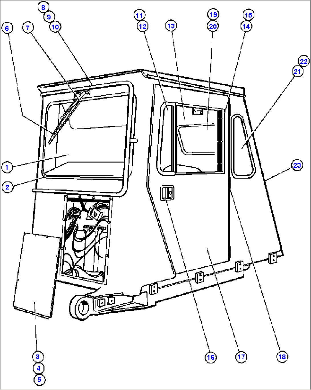 CAB ASSEMBLY - 1 (PB7436)