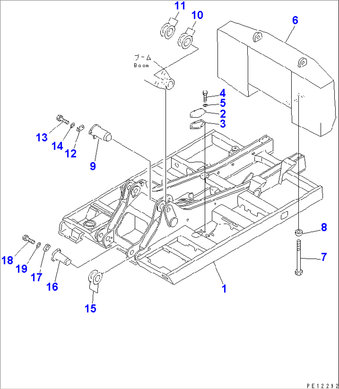 REVOLVING FRAME (FOR LOW CAB)(#10001-10011)