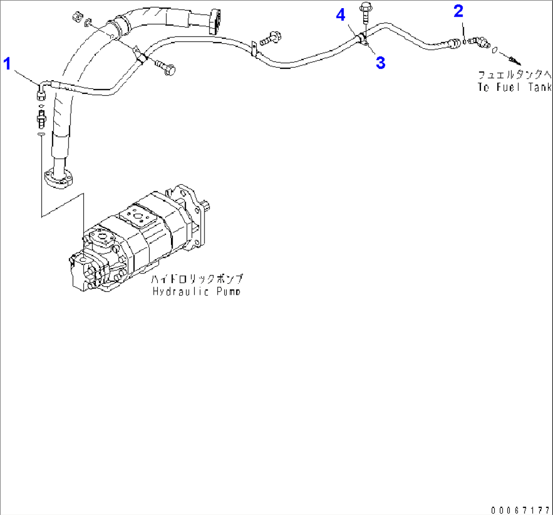 DUMP CONTROL LINE(#15025-15109)