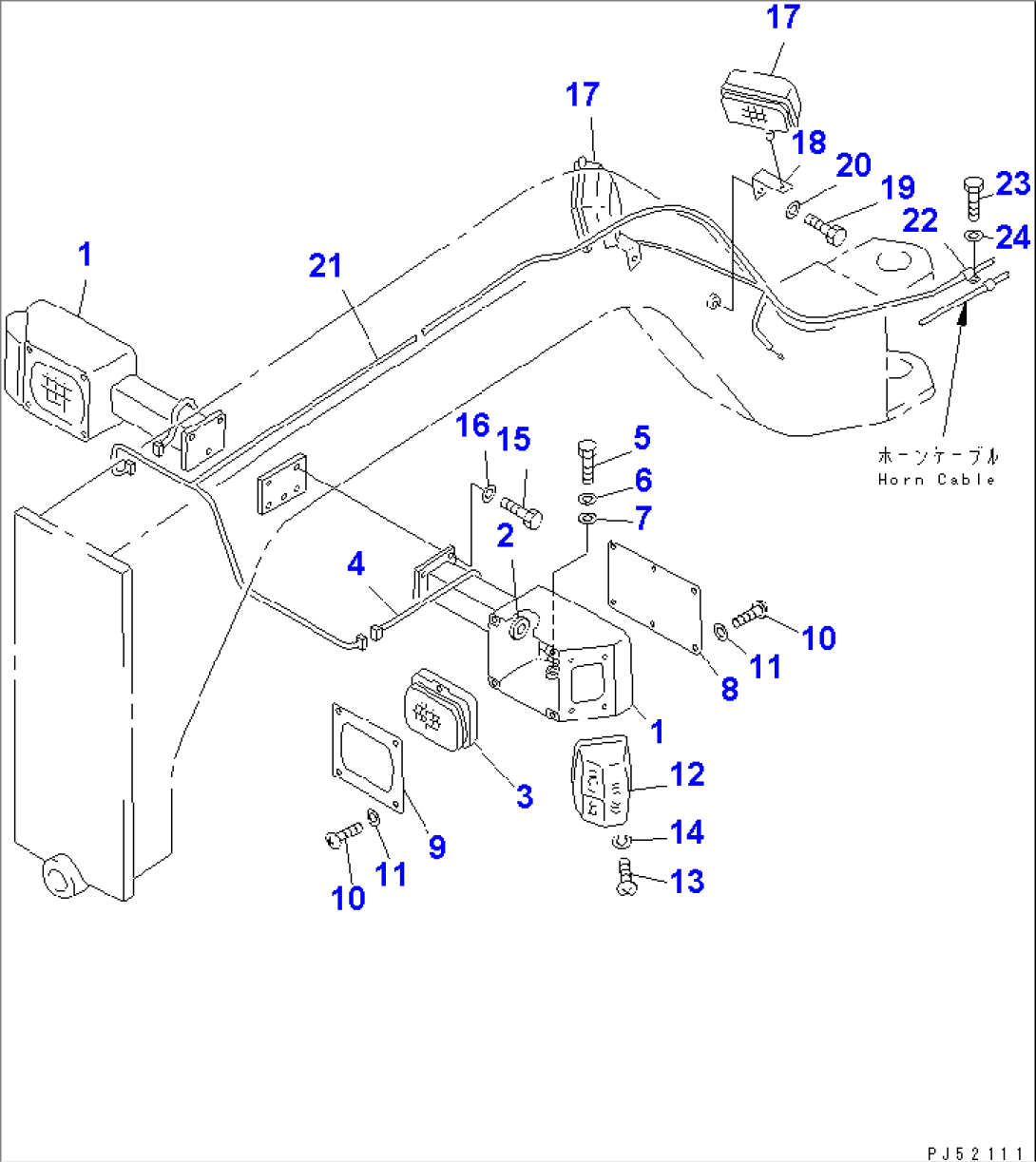 ELECTRICAL SYSTEM (FRONT LINE)(#5501-)