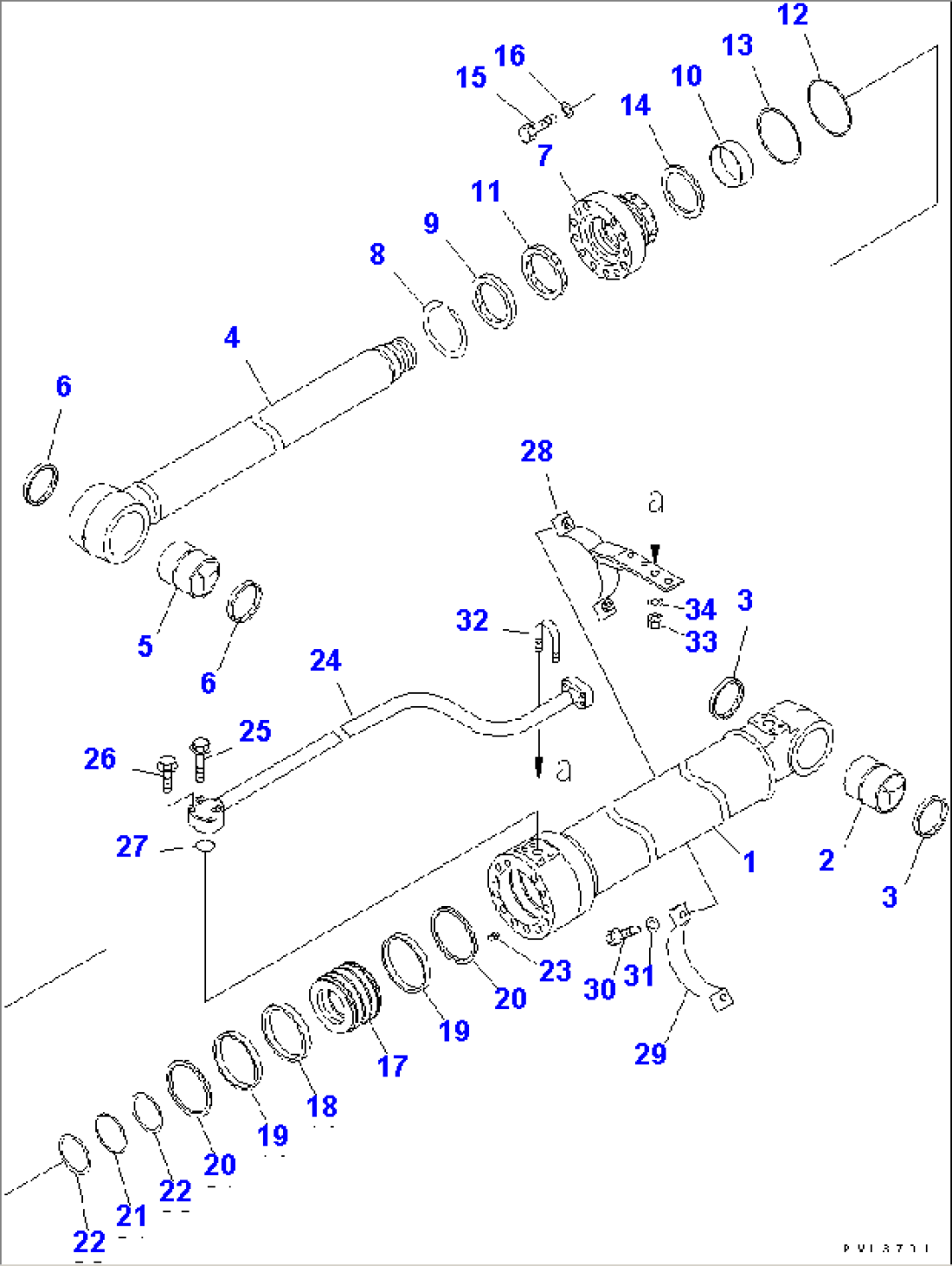 BOOM CYLINDER (EU SPEC.)(#15321-)