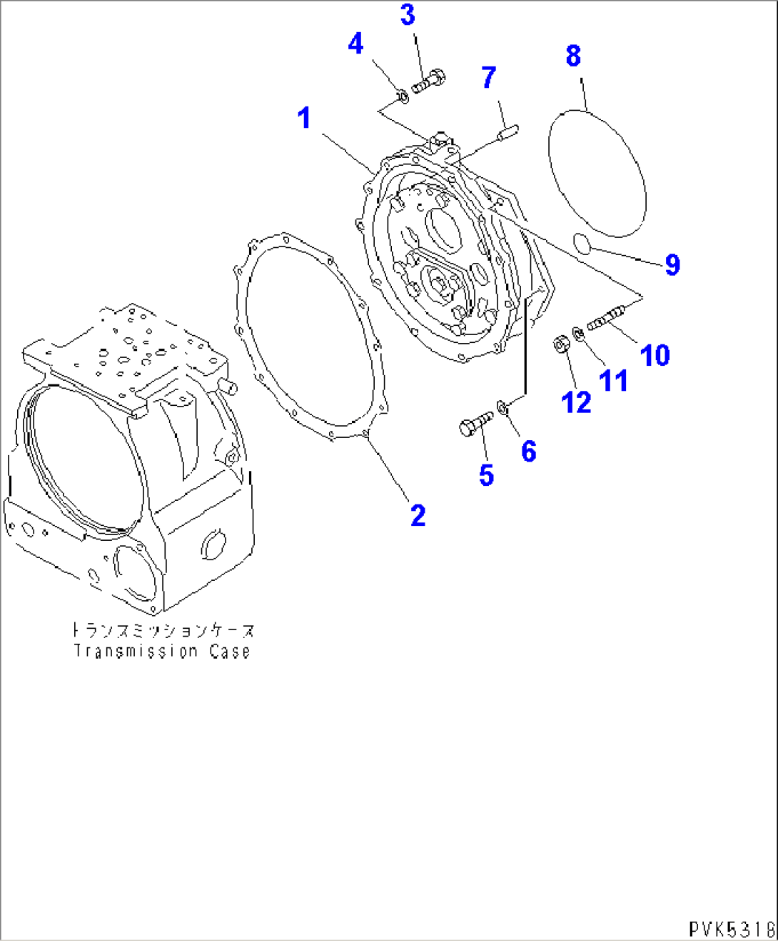 TRANSMISSION SUPPORT (FOR F2-R2 TRANSMISSION)