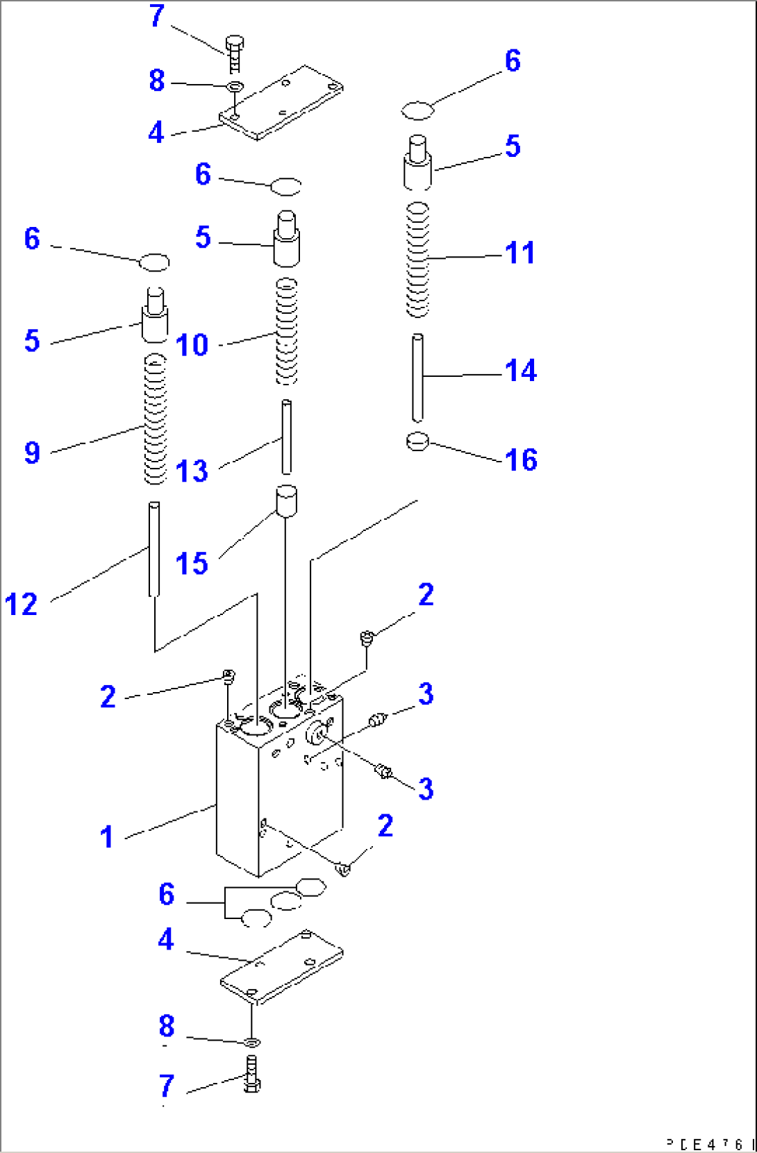 TRANSMISSION ACCUMULATOR VALVE (FOR EMERGENCY STEERING)(#53001-54000)