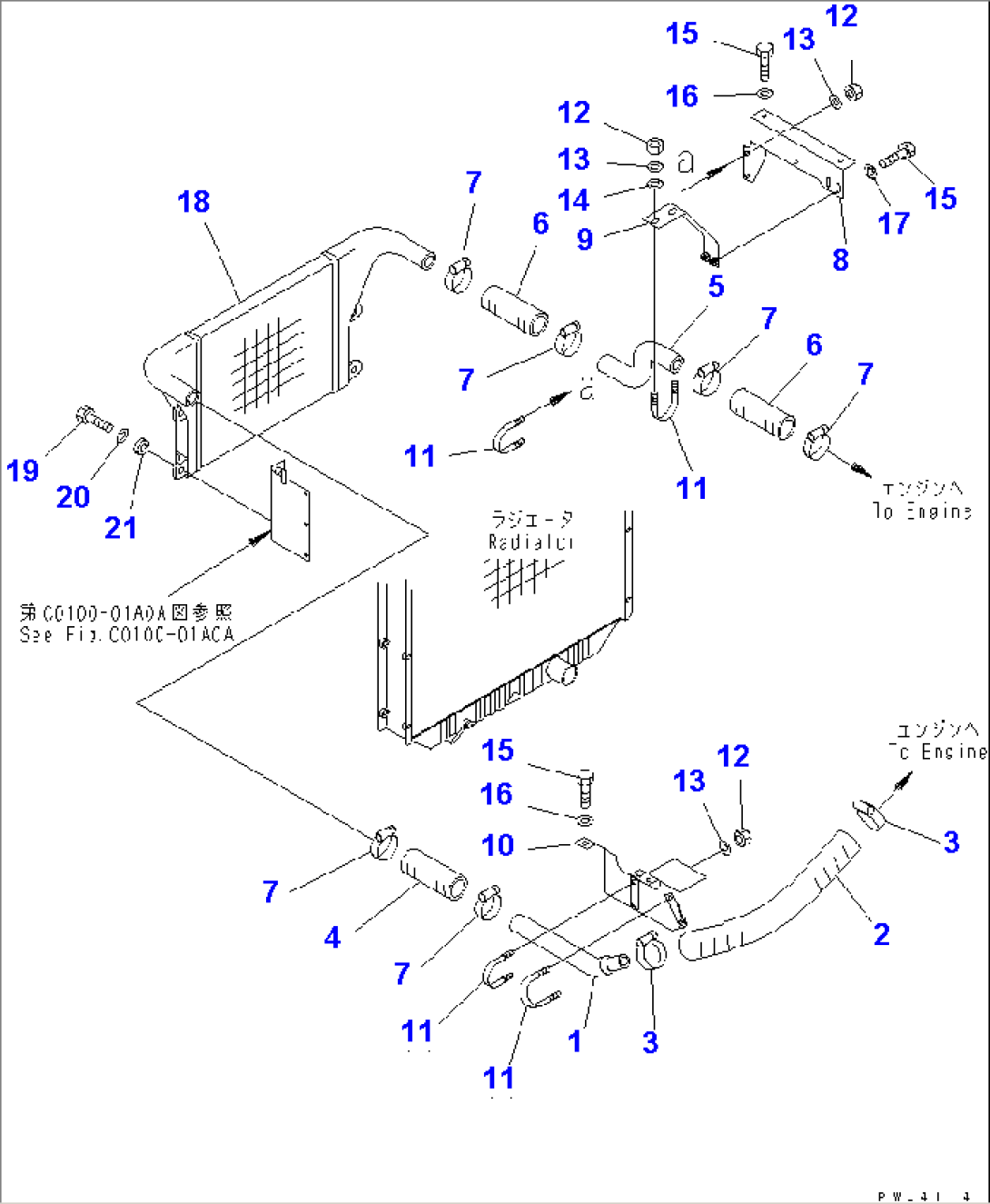 COOLING (AFTER COOLER AND AIR COOLER)(#K32001-)