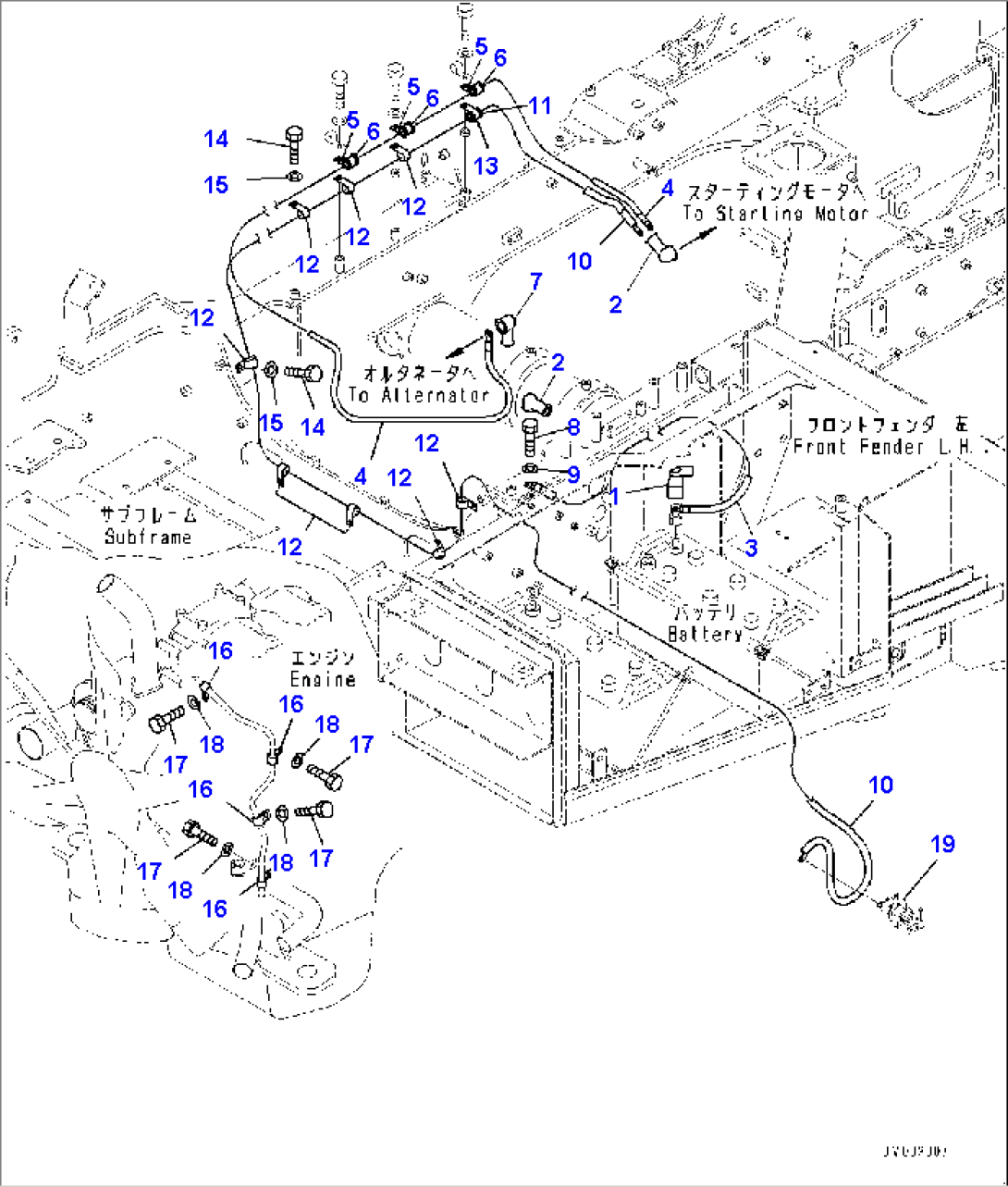 Battery Cable and Clamp (#2848-)