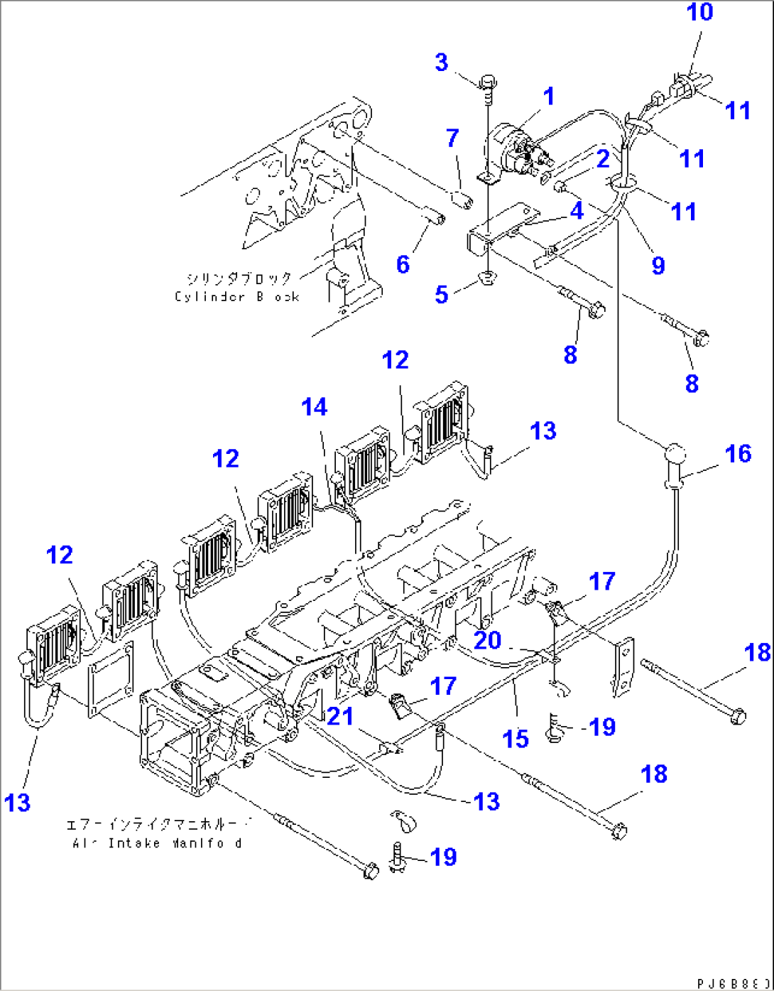 WIRING (1/3) SWITCH AND HEATER (EXCEPT JAPAN)(#110578-)