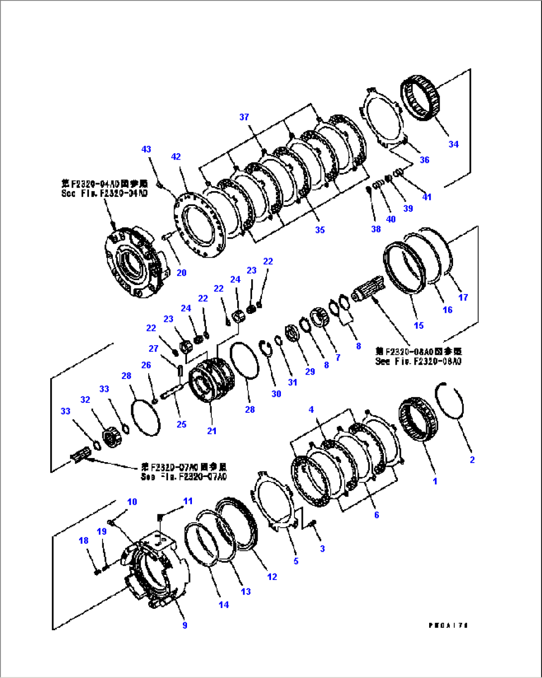 TRANSMISSION (3RD CLUTCH AND FORWARD CLUTCH)