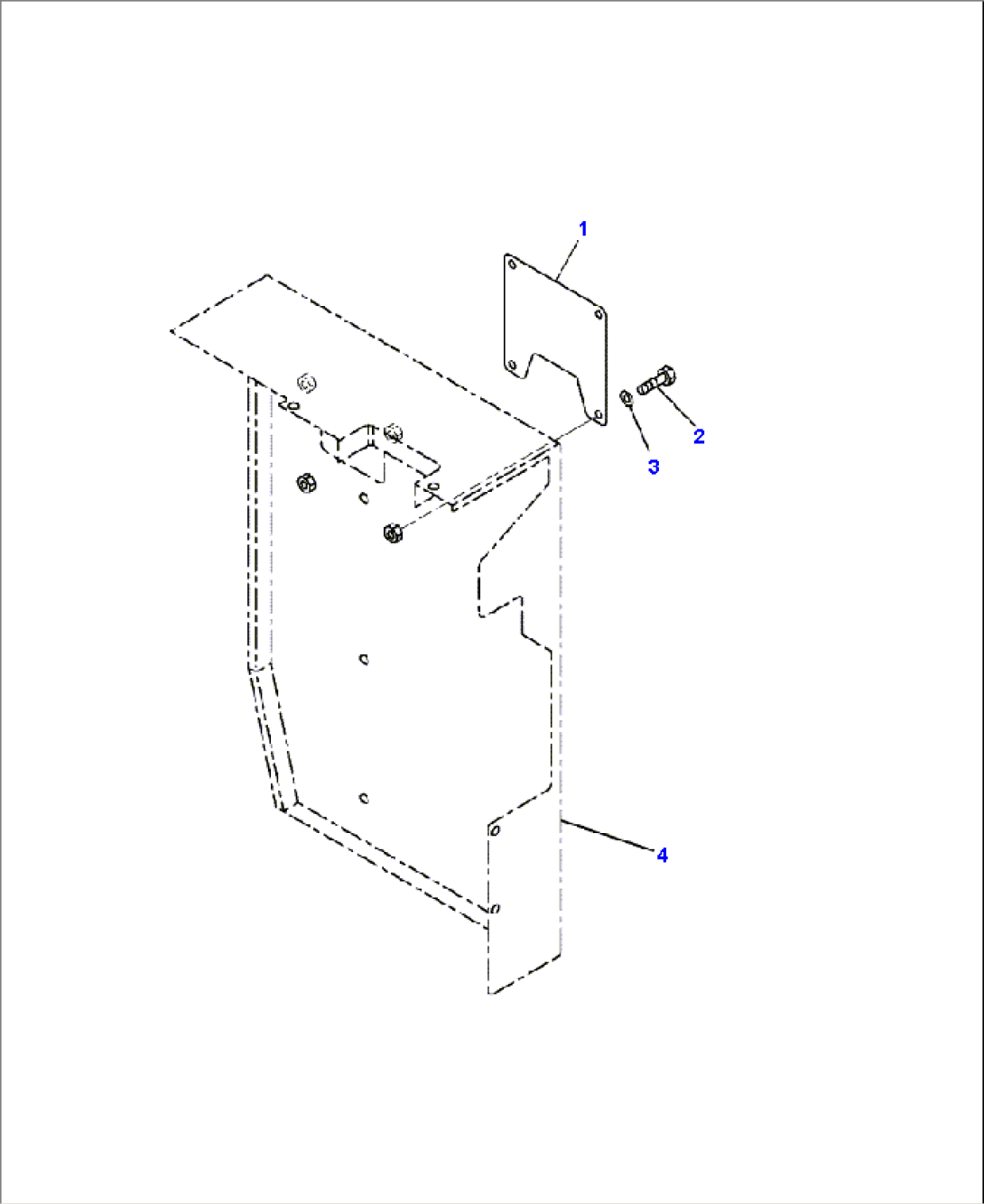 E0500-05A0 LESS SIDE LIGHT BRACKET