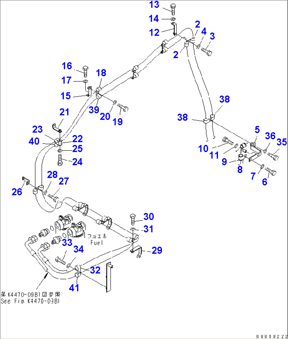 BRAKE PIPING (BRAKE COOLING PIPING) (FILTER LINE)(#60002-)