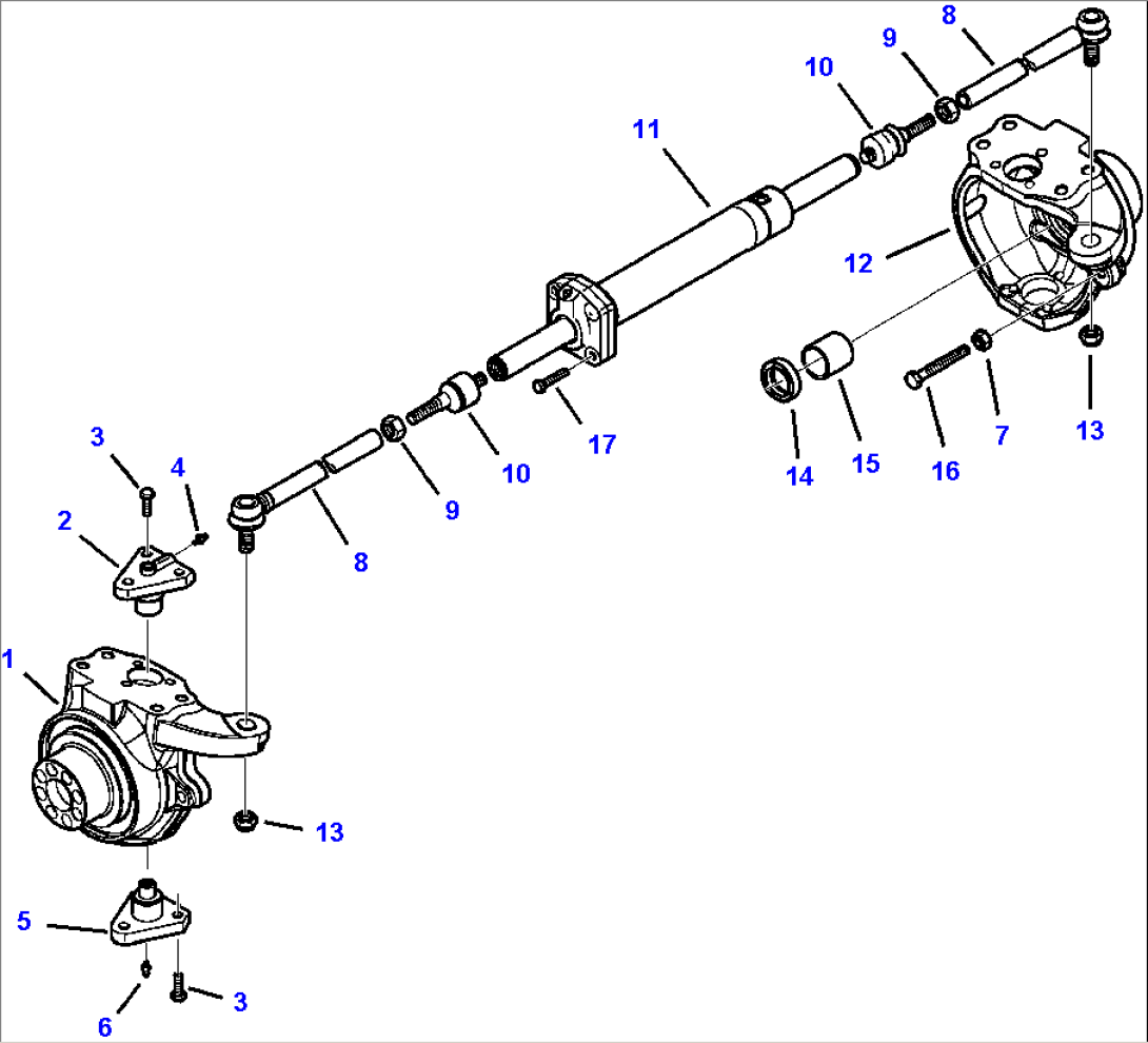 F3302-01A0 FRONT AXLE STEERING JOINTS