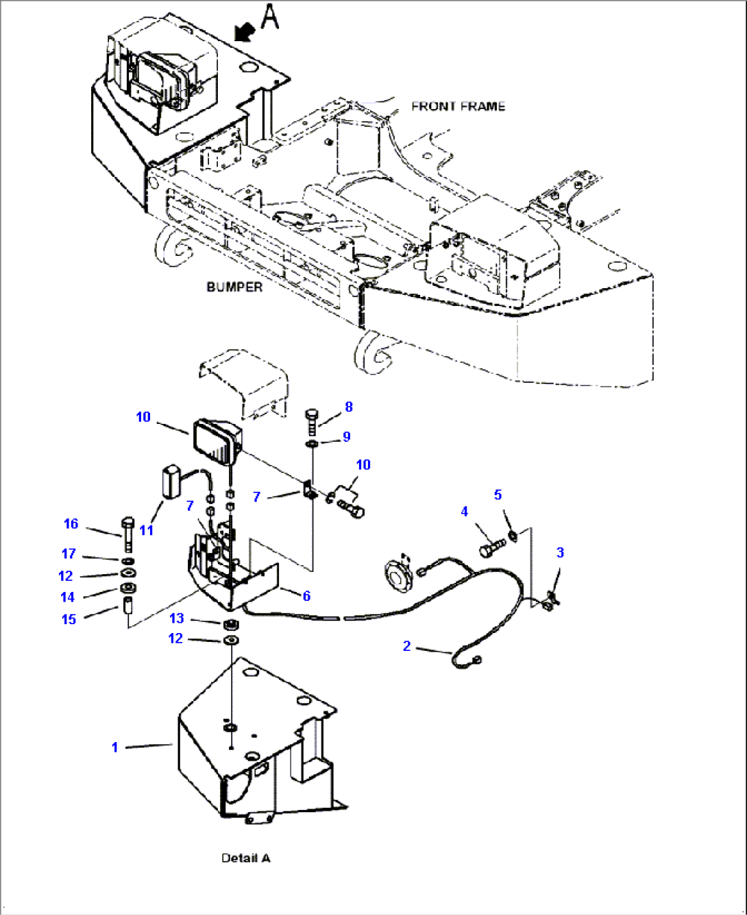 M3410-04A0 BUMPER AND HEAD LAMP (2/3) R.H.