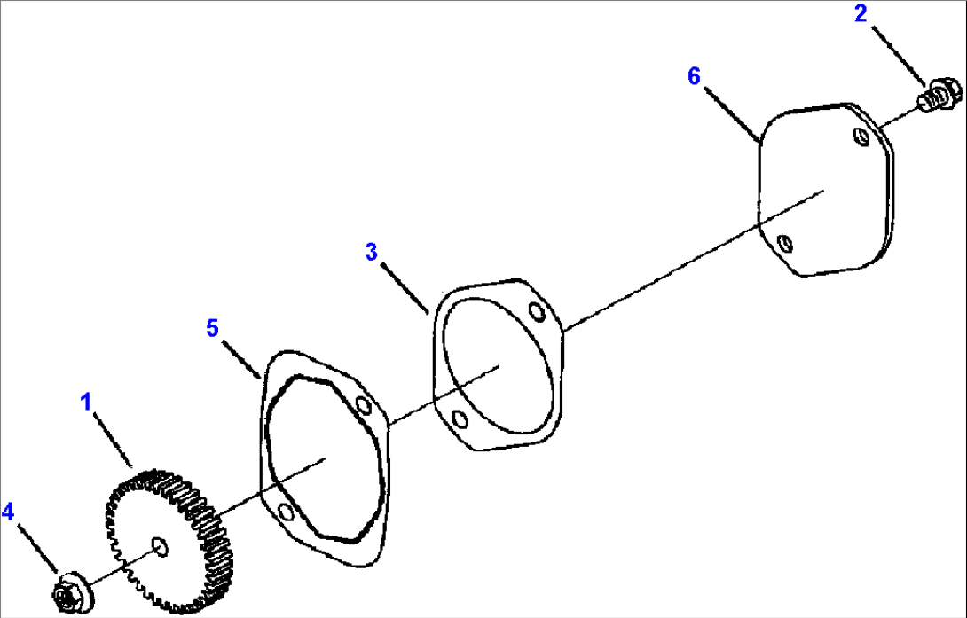 FIG. A7115-A3A4 FRONT GEAR TRAIN ACCESSORY DRIVE