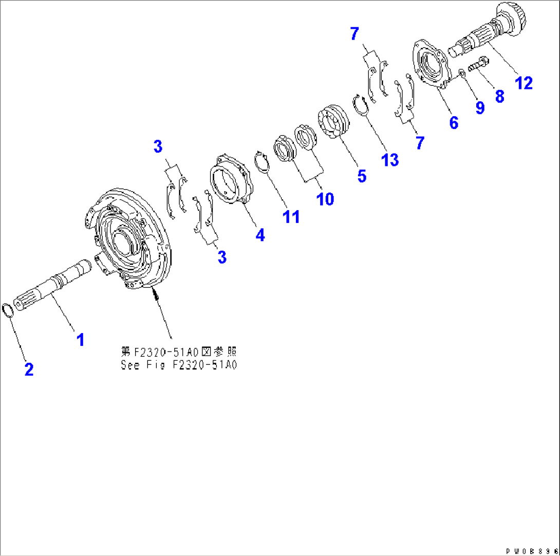 TRANSMISSION (INPUT AND OUTPUT SHAFT)(#3034-4000)